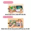 Tranh Tô Màu Nước 2in1 ToysLit Cho Bé Tập Tô Vẽ Bóc Dán Thông Minh - Sáng Tạo