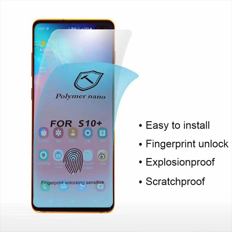 Miếng dán dẻo màn hình Samsung S8 S9 S10 S10+ S20 Ultra S21 Ultra S22 S23 Ultra PPF màn trước chống trầy xước