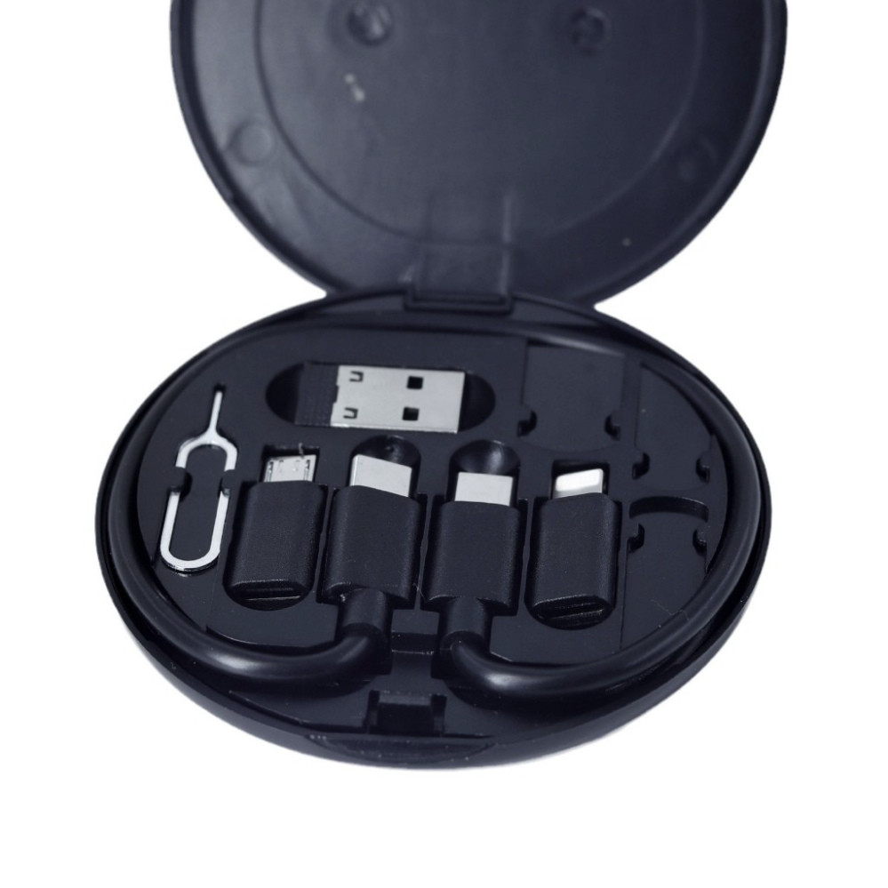 Bộ Cáp Sạc Nhanh Chuyển Đổi Cổng USB Type C Micro Truyền Dữ Liệu, Sạc 60W Đa Năng Nhỏ gọn