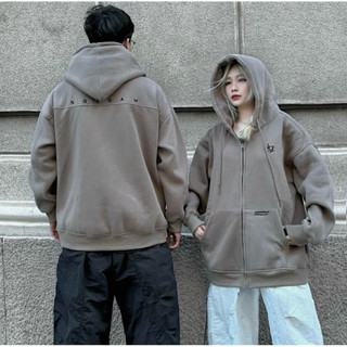 Áo Khoác Nỉ Ngoại logo Thêu Hoodie Zip Và Bông N.Q.3.0 Form Rộng Nam Nữ Unisex,hhn. Hot Trend 2025