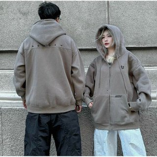 Áo Khoác Nỉ Ngoại logo Thêu Hoodie Zip Và Bông N.Q.3.0 Form Rộng Nam Nữ Unisex,hhn. Hot Trend 2025
