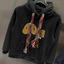Áo Hoodie Nỉ Bông Unisex Dây Len To Thêu Hình Gấu PalM Chất Liệu Dày Dặn, Phong Cách Tàu Độc Đáo Boy Phố 2025