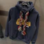 Áo Hoodie Nỉ Bông Unisex Dây Len To Thêu Hình Gấu PalM Chất Liệu Dày Dặn, Phong Cách Tàu Độc Đáo Boy Phố 2025