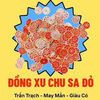 Đồng Xu Chu Sa Đồng Thau Mới 2026 Đường Kình (2.8cm-3.2cm-3.7cm-4.5cm)
