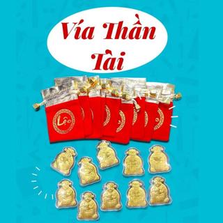 Sỉ 100 Ông Thần Tài Mạ Vàng Cao Cấp - Tặng Túi Gấm phúc Lộc, Thiết Kế Tinh Xảo, Đẹp Mắt