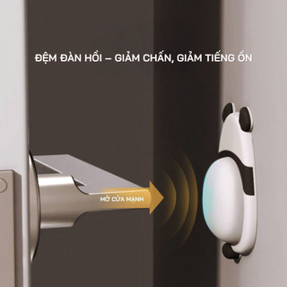 Miếng đệm chống va đập hình thú dễ thương, giảm tiếng ồn, bảo vệ tường, dán nhiều vị trí - CC03