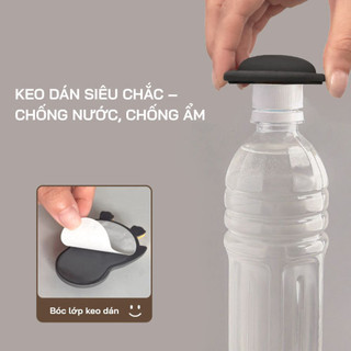 Miếng đệm chống va đập hình thú dễ thương, giảm tiếng ồn, bảo vệ tường, dán nhiều vị trí - CC03