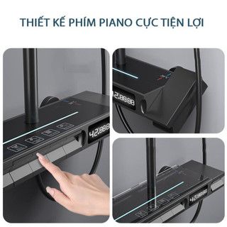 Sen Cây, Sen Tắm Đứng Nóng Lạnh Dạng Phím Đàn Có Led Hiển Thị Nhiệt Độ Mạ Titan/Nano Cao Cấp (283)