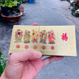 Tiền Plastic Mạ Vàng Ngũ Phúc, Lì Xì Tặng Tết Rất Đẹp Và Ý Nghĩa
