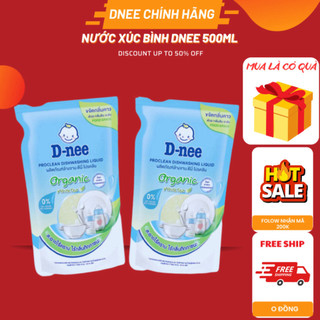 Nước rửa/xúc bình sữa Dnee Organic Túi 500ml XD..