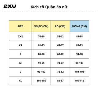 Quần Ngắn Bó Cơ Nữ 2XU Core Compression - Đen