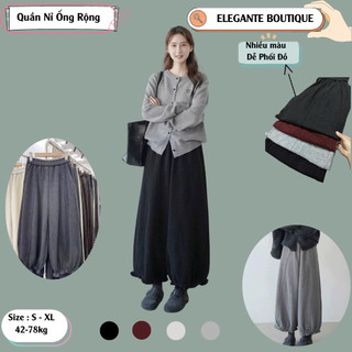Quần Bèo Gấu ELEGANTE Chất Liệu Tăm Lông Nhật QCCC, Che Khuyết Điểm Cực Tốt, Dễ Phối Đồ Mẫu New 2026