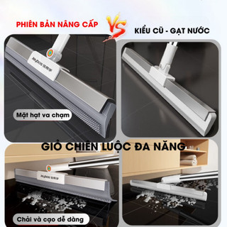 Cây gạt nước chà sàn đa năng, Chổi gạt nước sàn nhà, cây gạt nước nhà tắm Life Plus - CS02