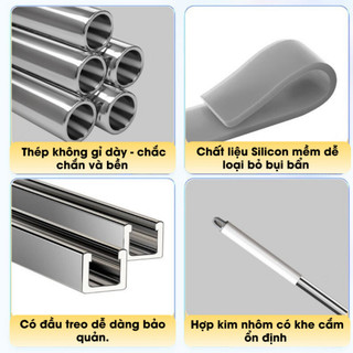 Cây gạt nước chà sàn đa năng, Chổi gạt nước sàn nhà, cây gạt nước nhà tắm Life Plus - CS02