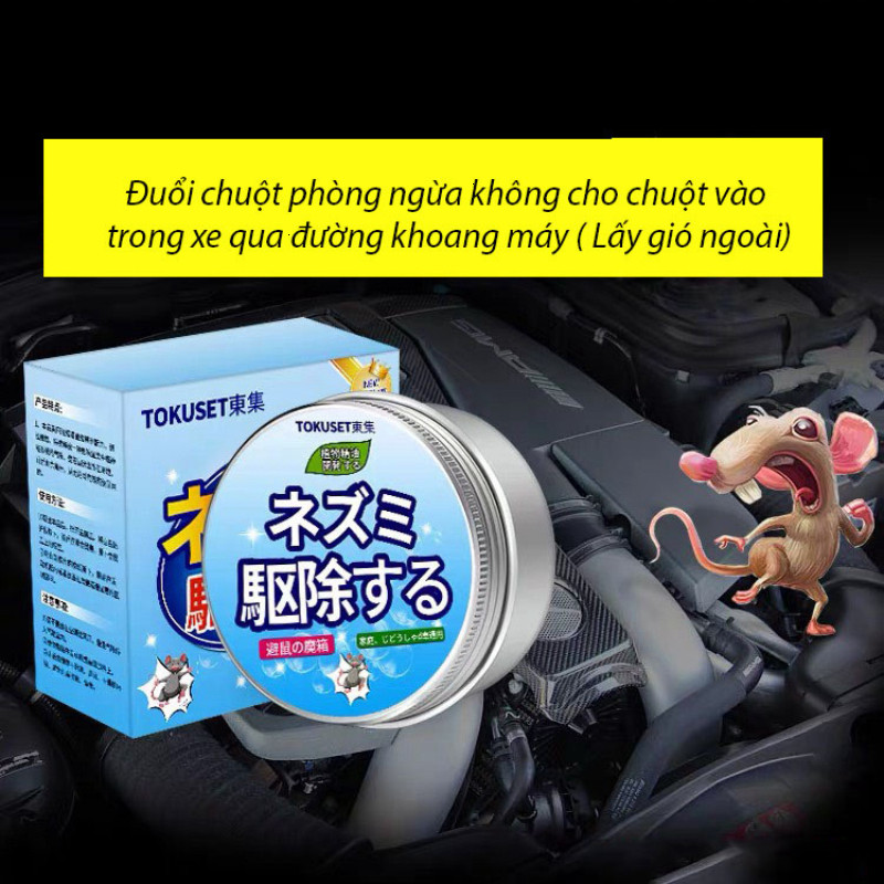 Sáp Đuổi Chuột Cao Cấp 200g Loại Tốt - Giải Pháp Chống Chuột Xâm Nhập Ô Tô Hiệu Quả