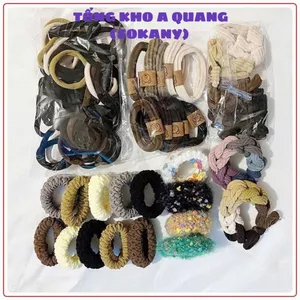 Bộ dây buộc tóc 136 chi tiết đàn hồi cao, siêu bền, giúp bạn thoải mái vận động mà không lo tuột tóc