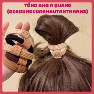 Set dây buộc tóc 136 chi tiết phong cách mới, phụ kiện thời trang tiện lợi, giá tiết kiệm cho mọi nhà