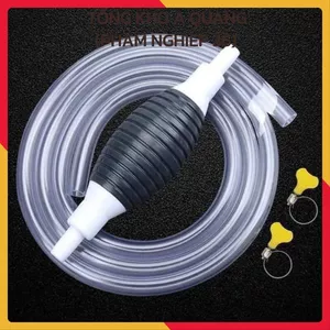Bơm hút chất lỏng bóp tay kèm dây 1m – Giải pháp hút rượu, xăng dầu, dung dịch nhanh gọn, tiết kiệm công sức
