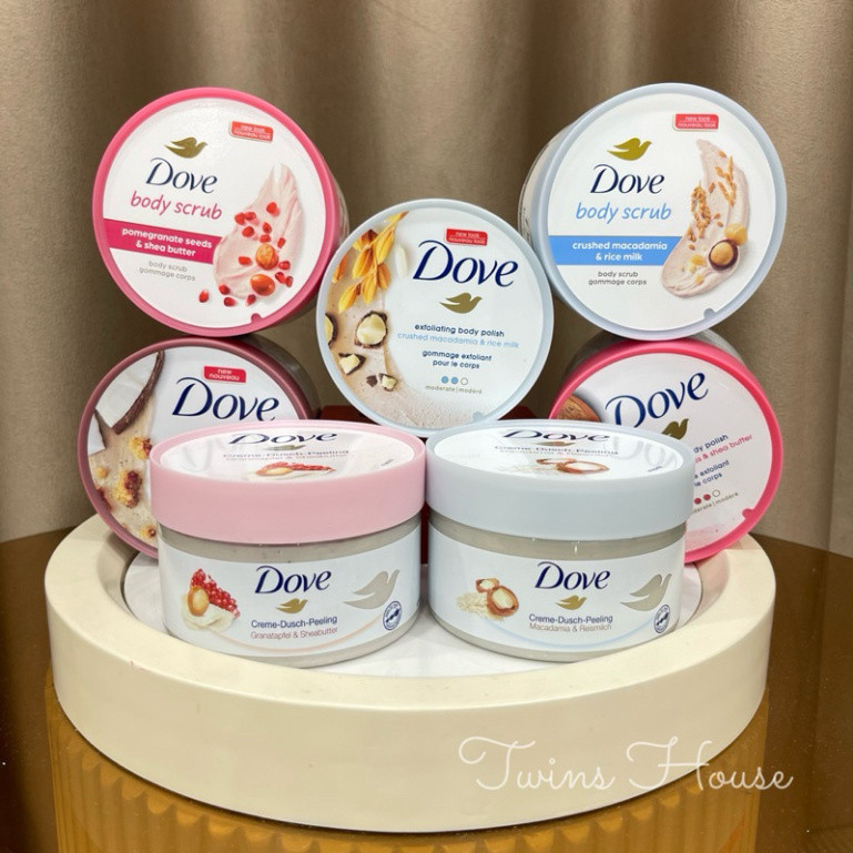 Sử dụng Tuýp Kem Tẩy Da Chết Dove trong đời sống