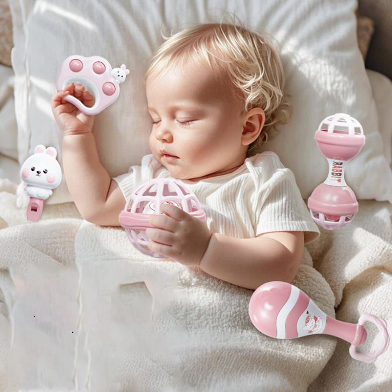 Đồ chơi lục lạc gặm nướu cầm tay 10 món ToysThinKing an toàn cho bé phát triển giác quan cho sơ sinh