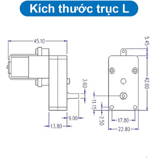 Động cơ giảm tốc chuyên gắn bánh xe DIY, hai màu sắc vàng / xanh