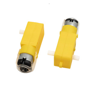 Động cơ giảm tốc chuyên gắn bánh xe DIY, hai màu sắc vàng / xanh