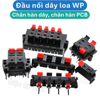 [Giá sỉ] (5C) Đầu nối dây loa, trạm kẹp loa, jack dây loa chân hàn dây, chân hàn PCB