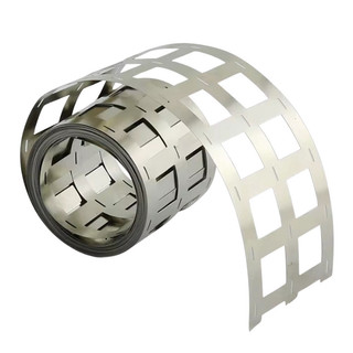 Kẽm hàn pin 26650 mạ niken 0.15mm, 2 hàng dùng khung