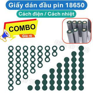 [Giá sỉ] (100C) giấy dán cách điện, cách nhiệt đầu pin 18650