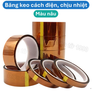 Băng keo cách điện chịu nhiệt độ cao polymide màu nâu