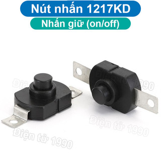 [Giá sỉ] (50C) Nút nhấn giữ (on/off) 1217KD 12x17mm 2 chân