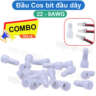[Giá sỉ] Đầu Cos bít đầu cỡ dây 22AWG - 8AWG tiện dụng