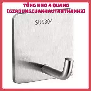 Móc inox số 7 dán tường nhỏ gọn – treo đồ trang trí, khung ảnh, phụ kiện giúp căn phòng thêm tinh tế
