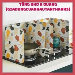 tấm chắn dầu mỡ bếp inox chống han, cách nhiệt, chắn gió chắn dầu, giữ không gian bếp sạch sẽ, hạn chế mùi dầu mỡ khó