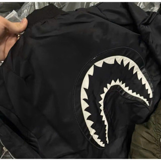 Áo Khoác Gió Nam Nữ BAPE ( Có Măt ) Hình Thêu Sau Lưng Đơn Giản - Áo Khoác Gió Nam 2 Lớp Phối Đồ Cực Đỉnh Siêu Hot Hot T