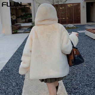 Áo Khoác Lông Thỏ Mềm Mượt Có Mũ Cao Cấp Dày Dặn Form Dáng Unisex Thời Trang Nam Nữ Hàn Quốc Cực Hottrend 2024 Hot Trend