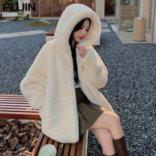 Áo Khoác Lông Thỏ Mềm Mượt Có Mũ Cao Cấp Dày Dặn Form Dáng Unisex Thời Trang Nam Nữ Hàn Quốc Cực Hottrend 2024 Hot Trend