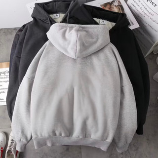 Áo Khoác Hoodie Zip Lót Lông Cừu Cực Dày Dặn - Áo Khoác Nỉ Bông Cao Cấp Form Dáng Basic Cho Nam Nữ Hot Trend 2025