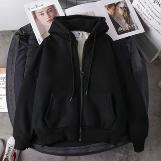 Áo Khoác Hoodie Zip Lót Lông Cừu Cực Dày Dặn - Áo Khoác Nỉ Bông Cao Cấp Form Dáng Basic Cho Nam Nữ Hot Trend 2025