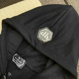 Áo Khoác Hoodie Zip Nam Nữ Philipp Plein Thêu Logo Sắt Mũ Phối Hình Hổ Vằn Ngực Nỉ Chân Cua Boy Phố Hot Trend 2025