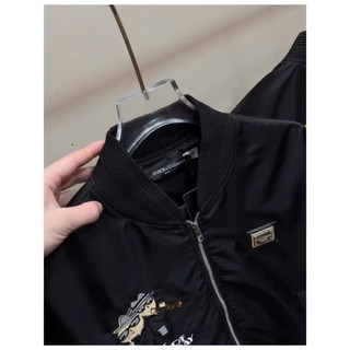 Áo Khoác Bomber Gió Nam Nữ Dolc Logo Thêu Họa Tiết In Sau Lưng 2 Lớp Siêu Hot Hot Trend 2025