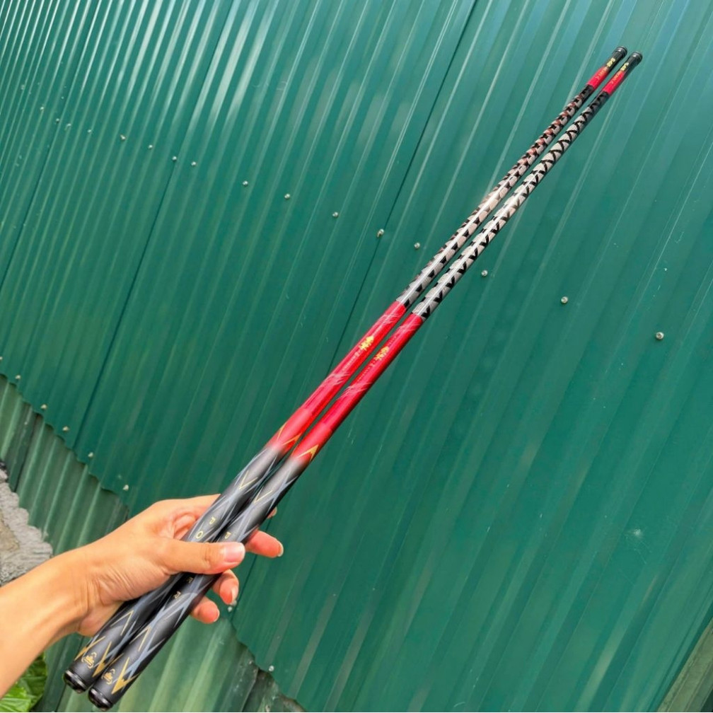 cần câu tay ryuki bất phàm 5H hàng f1 cần tải cá 1 đến 9kg có từ sai 3m6 đến 6m3 yhaaa