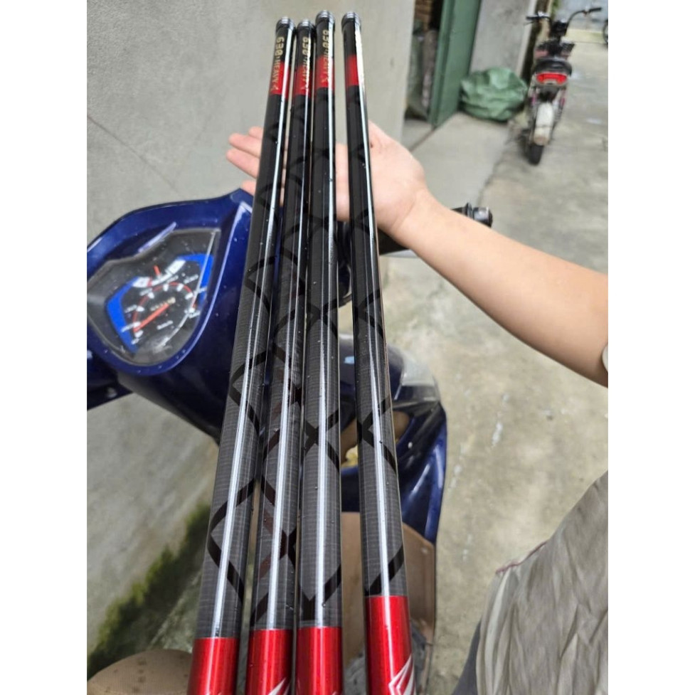 cần câu tay ryuki bất phàm 5H hàng f1 cần tải cá 1 đến 9kg có từ sai 3m6 đến 6m3 yhaaa