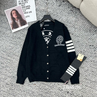 Áo Khoác Cardigan Len Chomre Họa Tiết Chữ Thập Sau Lưng Đỉnh Cao - Chất Len Cao Cấp Nhập Khẩu Quảng Châu Loại 1 Boy Phố