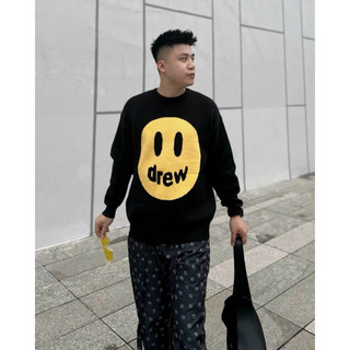 Áo Len Sweater Unisex Mặt Cười Đờ Riu Form Rộng Hàn Quốc Chất Lông Thỏ Mềm Mịn Không Xù Xu Hướng 2024 Boy Phố 2025
