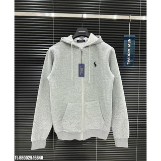 ```Áo Hoodie Unisex Ralph Lauren Thêu Logo Cao Bồi Đẹp, Áo Nỉ Bông Zip Khóa Hình Ngựa Đính Trước Ngực Thời Trang``` Boy