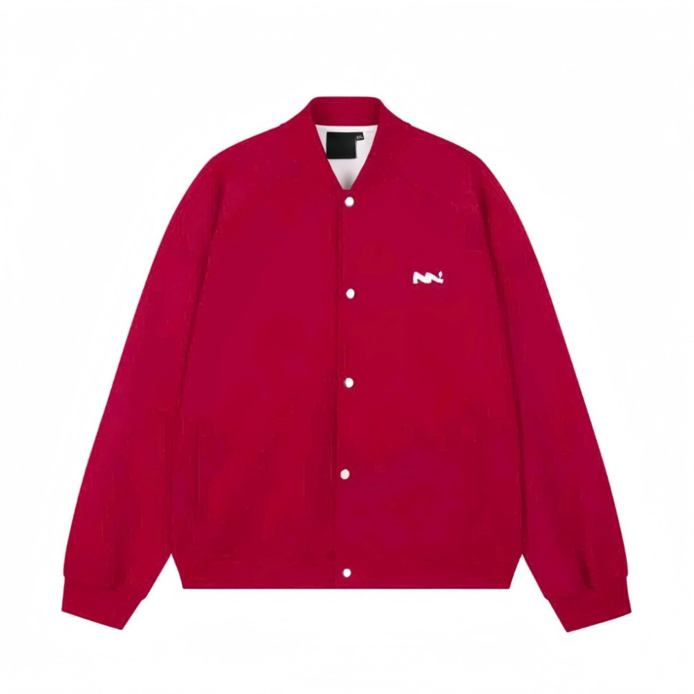 Áo khoác bomber nỉ 2 lớp da, có logo thêu nổi, dày dặn, thời trang cho cả nam và nữ. Boy Phố 2025