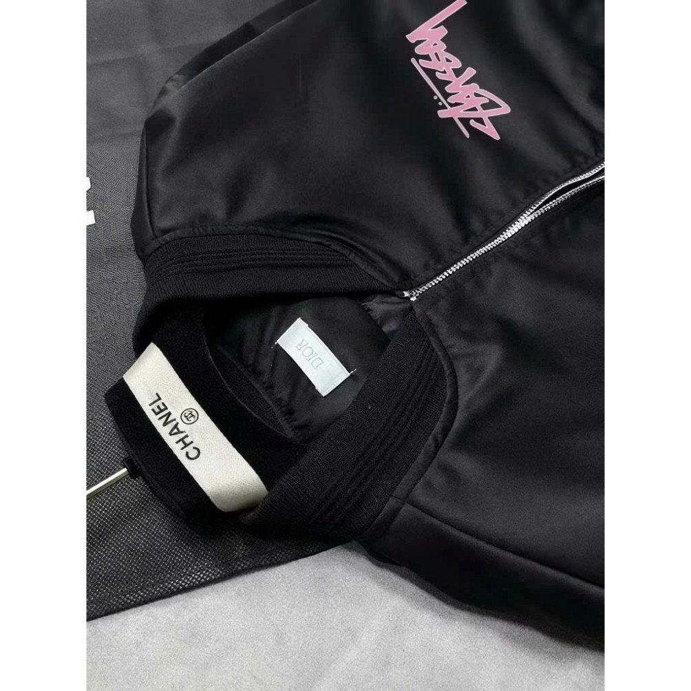 Áo Khoác Bomber Dsquared2 Hàng Chính Hãng 2 Lớp Khóa Zip Bạc - Mẫu Áo Gió Cao Cấp DSQ2 Chính Hãng. Boy Phố 2025