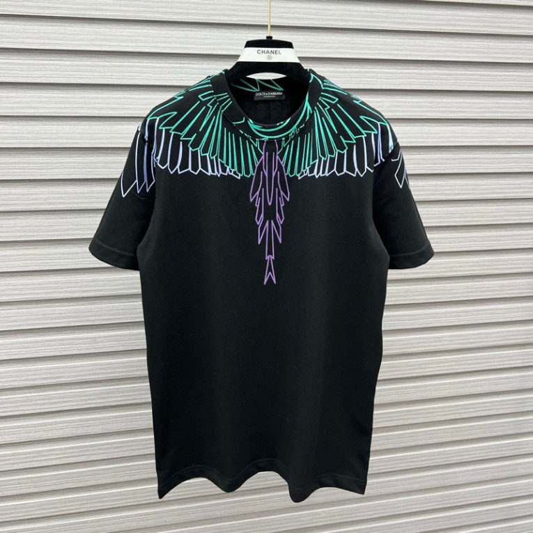 Áo phông Unisex BURLON họa tiết cánh chim, áo thun basic cotton form rộng, xu hướng thời trang 2025. Boy Phố 2025