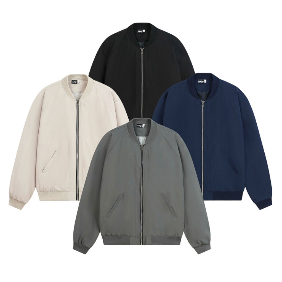 Áo Khoác Bomber Dù Hai Lớp Nam Nữ Chống Nước, Cản Gió, Thiết Kế Túi Trong SOLADO BOMBER01 Boy Phố 2025
